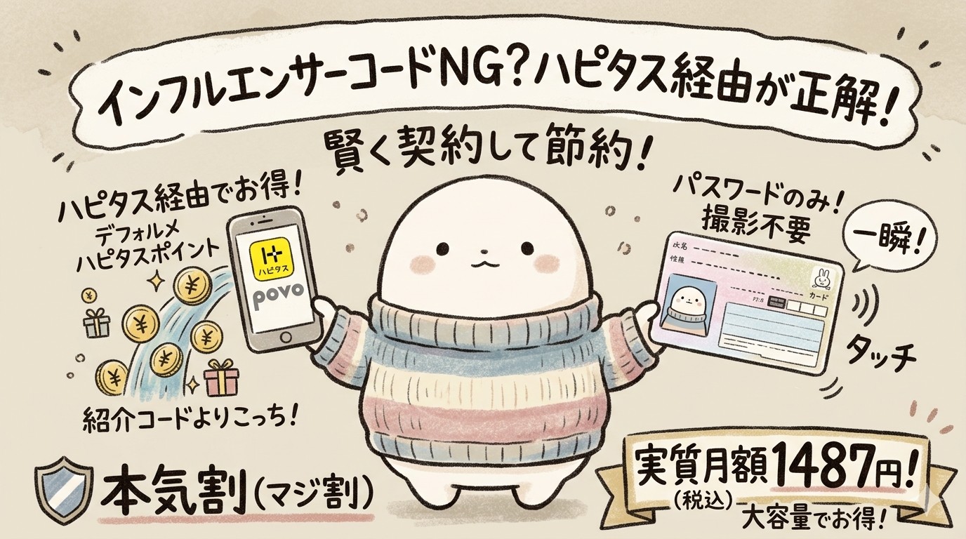 povoキャンペーンコード