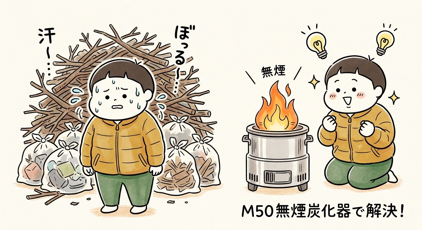 無煙炭化器M50